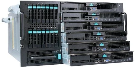 Intel Modular Server Chassis, 6HE, 1x 1000W redundant