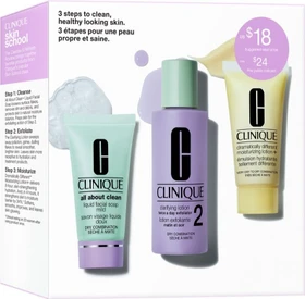 Clinique All About Clean 3-Step Skin Care Hauttyp 2 Geschenkset