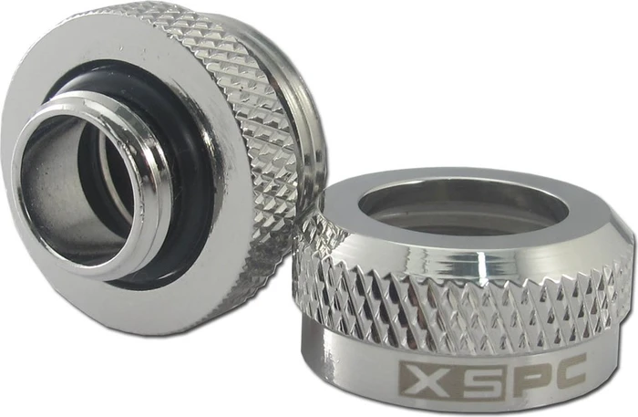XSPC Rohranschluss G1/4" auf 14/10mm, verchromt, 8er-Pack