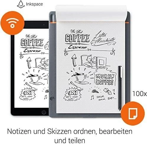 Wacom Bamboo Slate A5 Smartpad, grau