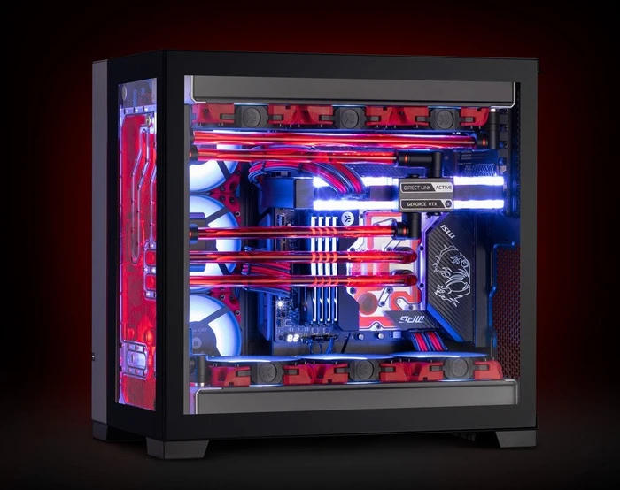 EK Water Blocks Quantum Line EK-Quantum Reflection² PC-O11D EVO D5 PWM D-RGB, Verteilerplatte mit Pumpe, Acryl