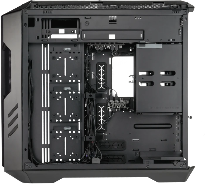 Cooler Master HAF 700, Titanium Grey, grau, Glasfenster
