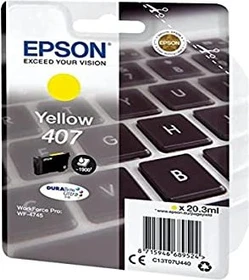 Epson Tinte 407 gelb