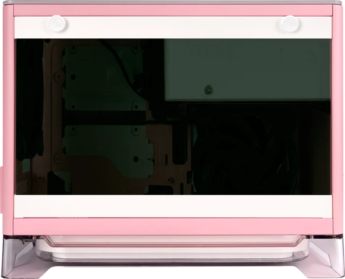In Win A1 Plus pink, Glasfenster, Mini-ITX, 650W