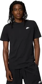 Nike Sportswear Club Funktionsshirt kurzarm schwarz/weiß (Herren)