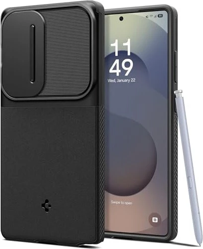 Spigen Optik Armor für Samsung Galaxy S25 Ultra schwarz