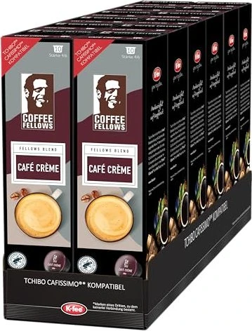 K-Fee Coffee Fellows Café Crème Kaffeekapseln, 120 Stück (12x 10 Stück)