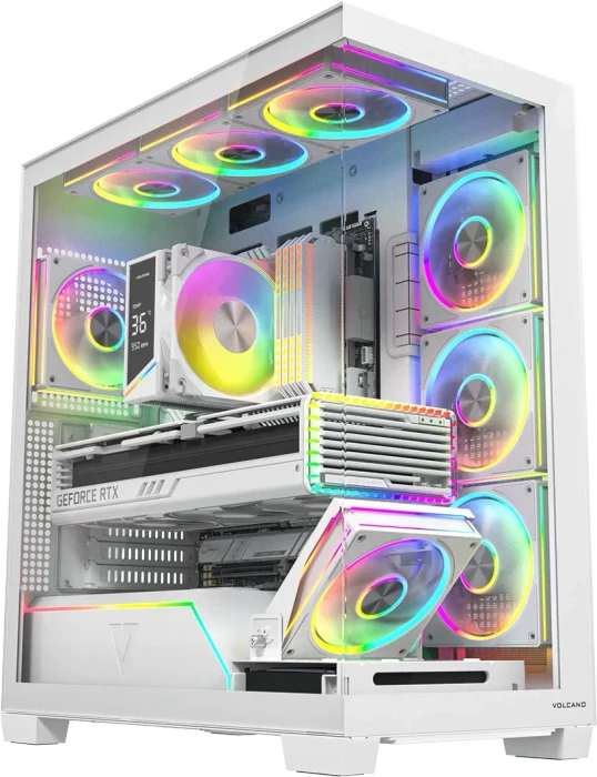 Modecom Volcano Stellar Plus NF White, Glasfenster