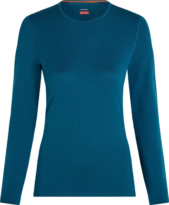 Icebreaker Merino 260 Tech Funktionsshirt langarm atlantis (Damen)
