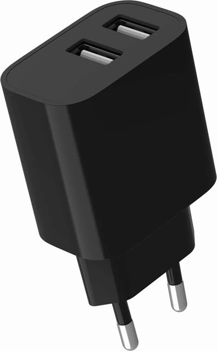 Gembird Ladegerät 2x USB-A 12W schwarz