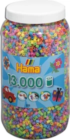 Hama midi Dose mit Perlen 13000 Stück pastell
