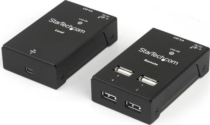 StarTech USB2G4LEXT2, USB-Extender via RJ-45, USB 2.0, aktiv, bis 50m