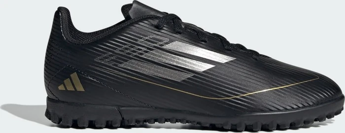 adidas F50 Club TF core black/iron metallic/gold metallic (Junior)