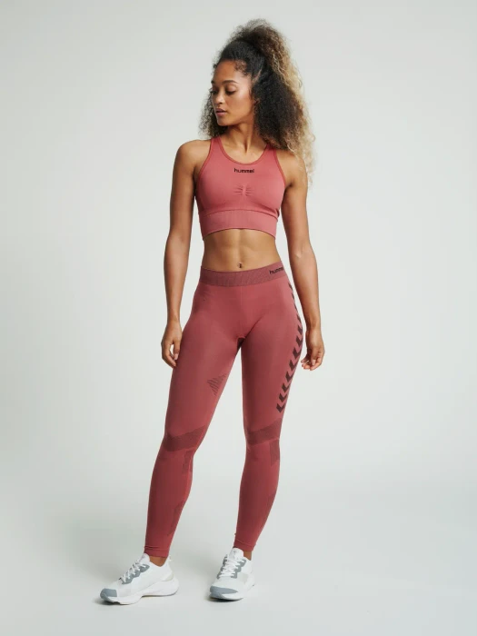 hummel Seamless Training Tight Hose lang marsala (Damen)