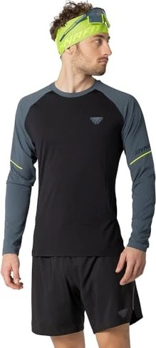 Dynafit Alpine Pro Laufshirt langarm cinder/black out melange (Herren)