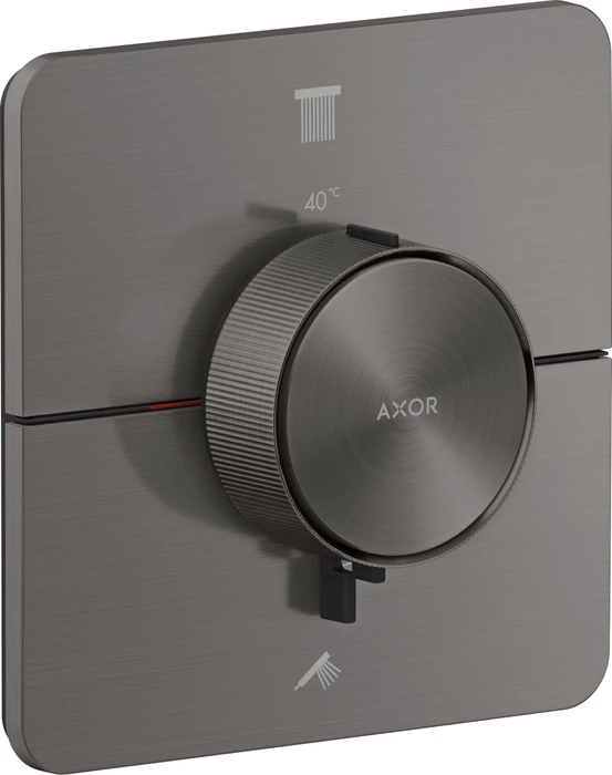 Hansgrohe Axor ShowerSelect ID softsquare Thermostat für 2 Verbraucher brushed black chrome