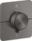 Hansgrohe Axor ShowerSelect ID softsquare Thermostat für 2 Verbraucher brushed black chrome Vorschaubild