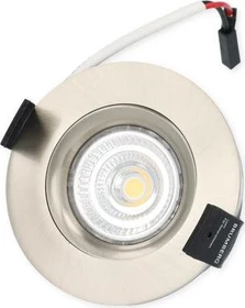 Brumberg Indiwo83-R LED Einbauleuchte rund nickel matt