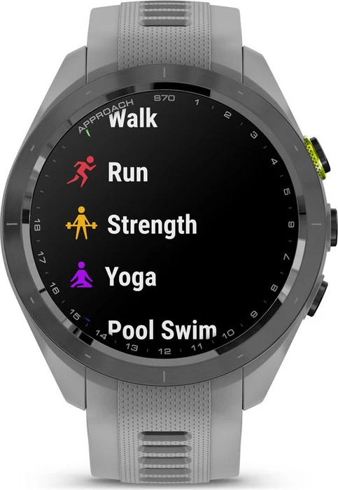 Garmin Approach S70 42mm GPS-Golfuhr black ceramic/powder grey