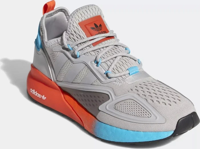 adidas ZX 2K Boost grey two/signal cyan (Damen)