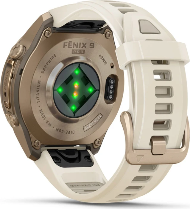 Garmin Fenix 9 Pro 43mm autumn gold titanium/cream-french grey