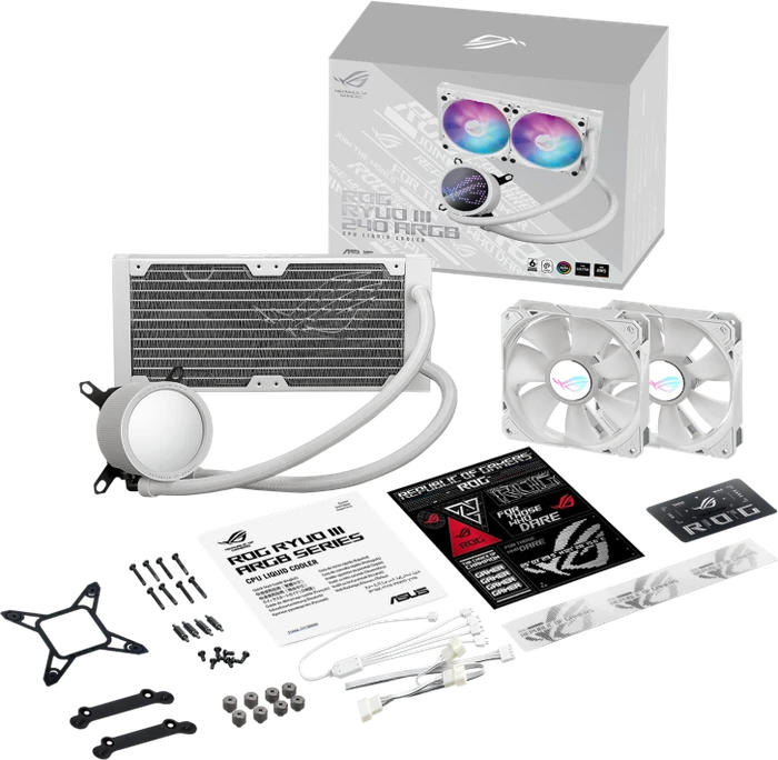 ASUS ROG Ryuo III 240 ARGB White Edition, weiß