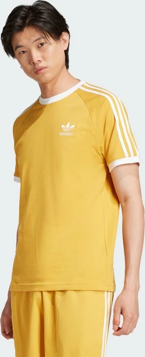 adidas Adicolor Classics 3-Streifen T-Shirt kurzarm preloved yellow (Herren)