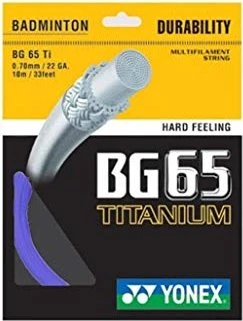 Yonex BG65 Titanium Badmintonsaite 