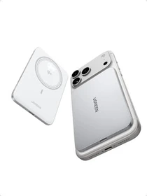 Ugreen MagFlow Air Magnetic Power Bank (5000mAh, Qi2 15W) weiß