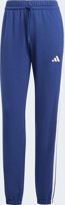 adidas Essentials 3-Streifen French Terry Cuffed Trainingshose lang dark blue/white (Damen)