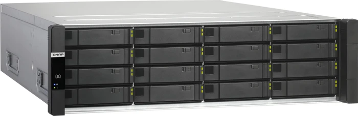 QNAP ES1686dc-R2-2142IT-128G, 64GB RAM reg ECC, 4x SFP+ 10Gb/s, 3x RJ-45 1000Base-T, 3HE