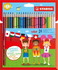 STABILO color mit neonfarben Buntstift sortiert, 24er-Set