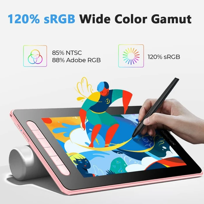 XP-Pen Artist 10 (2. Generation), rosa
