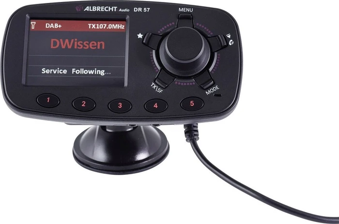Albrecht DR 57 DAB+ Autoradio-Adapter mit Bluetooth