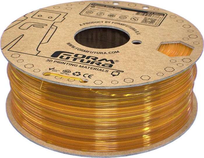 Formfutura EasyFil ePETG, Transparent Yellow, Spule, 1.75mm, 1.00kg