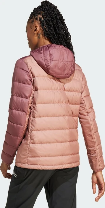 adidas Terrex Multi Light Hooded Daunen Jacke warm clay/burgundy (Damen)