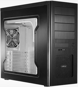 Lian Li PC-8NWB schwarz, Acrylfenster