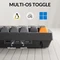 Keychron K10 Max, schwarz/grau, LEDs RGB, Keychron Super RED, USB/Bluetooth, DE Vorschaubild