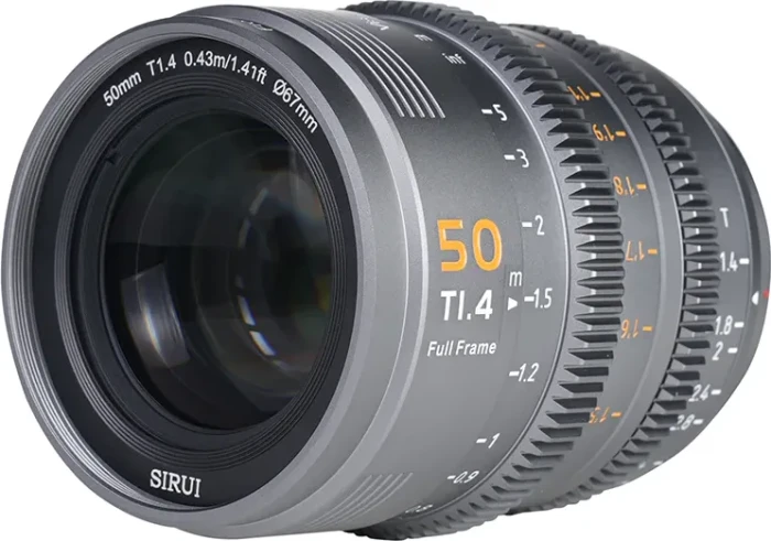 Sirui Vision Prime 1 50mm T1.4 Full-Frame Cine für Sony E grau