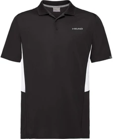 Head Club Tech Poloshirt kurzarm schwarz (Herren)