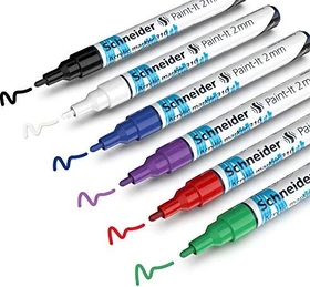 Schneider Paint-It 310 2mm Acrylmarker V1 sortiert, 6er-Set