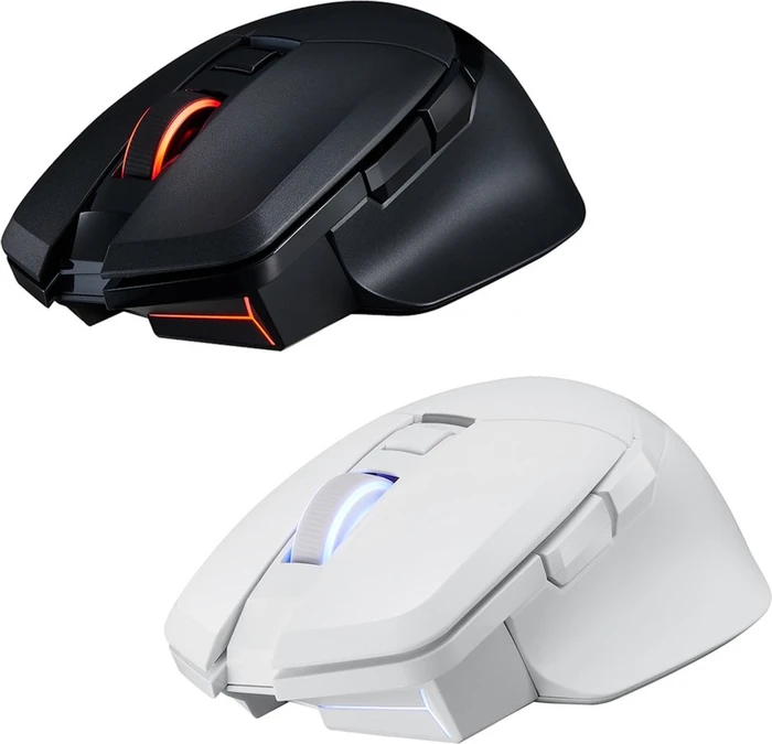 PowerColor Alphyn AM10 Wireless Gaming Mouse schwarz, USB/Bluetooth