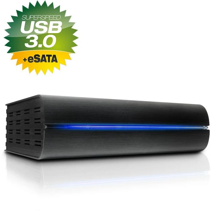 Fantec DB-F8U3e, schwarz, 4TB, USB-B 3.0/eSATA