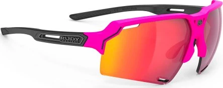 Rudy Project Deltabeat pink fluo black matte/multilaser red