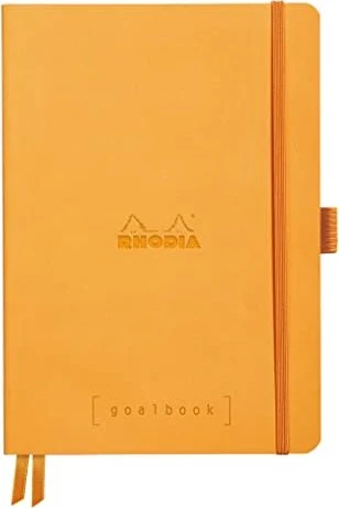 Rhodia Boutique goalbook, A5, kariert, Softcover, orange, 120 Blatt