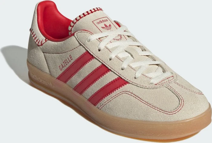 adidas Gazelle Indoor beige/better scarlet/cream white (Damen)