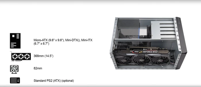 SilverStone Case Storage CS351, schwarz