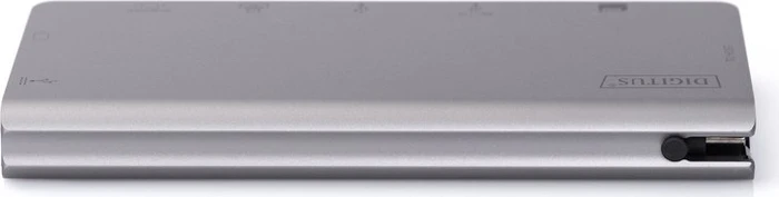 Digitus Multiport Travel Dock grau, USB-C 3.0 [Buchse]