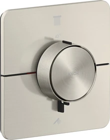 Hansgrohe Axor ShowerSelect ID softsquare Thermostat für 2 Verbraucher edelstahl optic