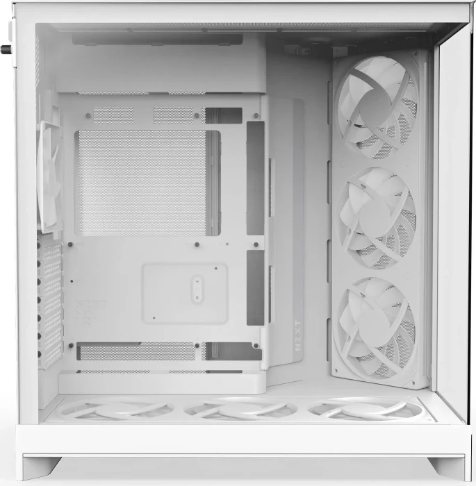 NZXT H9 Flow RGB+ [2025] White, weiß, Glasfenster